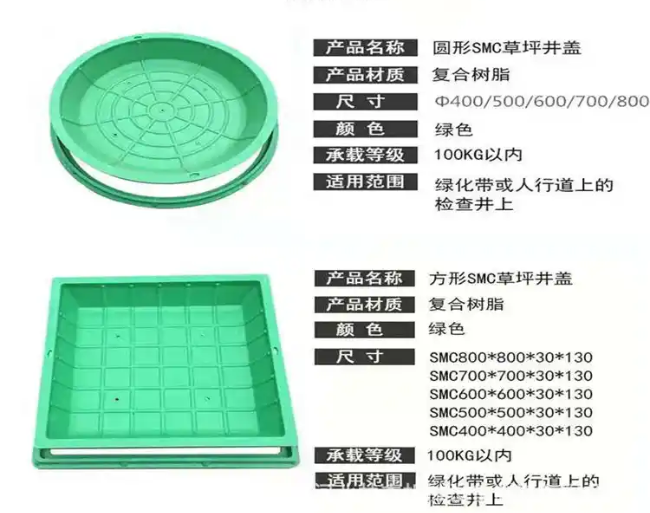 上饶树脂复合种植井盖展示